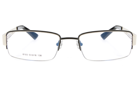 Vista First 8103 Stainless Steel Mens&Womens Semi-rimless Optical Glasses