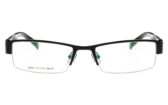 Poesia 6620 Stainless Steel Mens&Womens Semi-rimless Optical Glasses Poesia 6620 Stainless Steel Mens&Womens Semi-rimless Optical Glasses