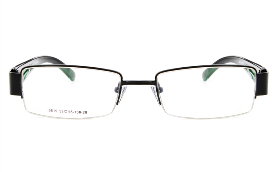 Poesia 6619 Stainless Steel Mens&Womens Semi-rimless Optical Glasses Poesia 6619 Stainless Steel Mens&Womens Semi-rimless Optical Glasses