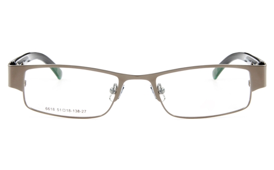 Poesia 6618 Stainless Steel Mens&Womens Full Rim Optical Glasses