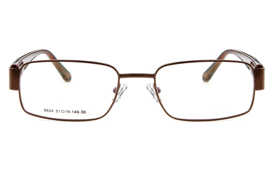 Poesia 6624 Stainless Steel Mens&Womens Full Rim Optical Glasses
