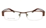 Poesia 6622 Stainless Steel Mens&Womens Semi-rimless Optical Glasses