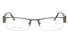Poesia 6625 Stainless Steel Mens&Womens Semi-rimless Optical Glasses