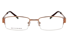 Poesia 6028 Stainless Steel Mens Womens Semi-rimless Optical Glasses for Fashion,Classic,Sport,Nose Pads Bifocals