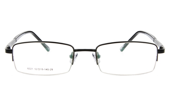 Poesia 6021 Stainless Steel Mens&Womens Semi-rimless Optical Glasses