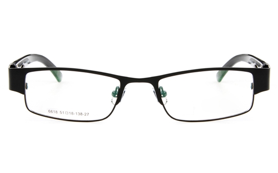 Poesia 6618 Stainless Steel Mens&Womens Full Rim Optical Glasses