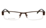 Poesia 6620 Stainless Steel Mens&Womens Semi-rimless Optical Glasses