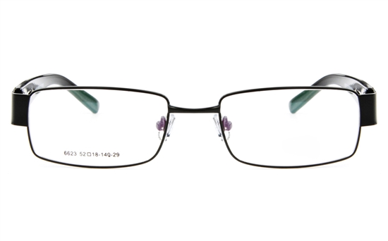 Poesia 6623 Stainless Steel Mens&Womens Full Rim Optical Glasses