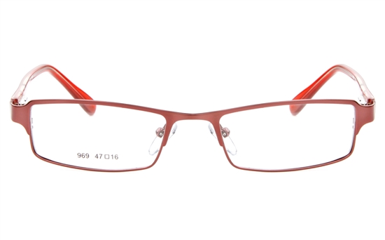 969 Stainless Steel/ZYL Kids Full Rim Square Optical Glasses