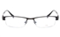 E1193 Stainless Steel/ZYL Mens&Womens Semi-rimless Square Optical Glasses