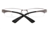 E1203 Stainless Steel Mens&Womens Semi-rimless Square Optical Glasses ProductViewEntity