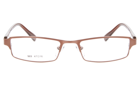 969 Stainless Steel/ZYL Kids Full Rim Square Optical Glasses