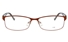 E1168 Stainless Steel/ZYL Mens&Womens Full Rim Square Optical Glasses