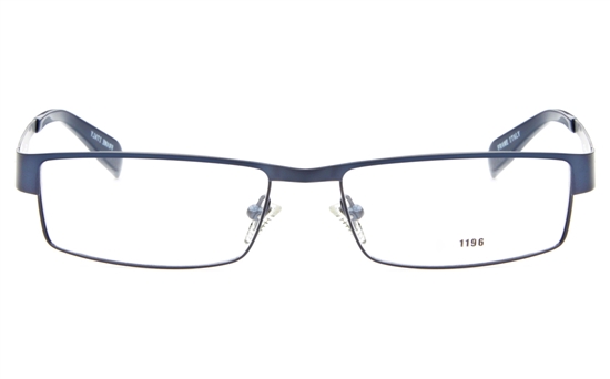 E1196 Stainless Steel Mens Full Rim Square Optical Glasses