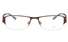 E1134 Stainless Steel/ZYL Mens Semi-rimless Square Optical Glasses