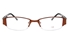 E1188 Stainless Steel/ZYL Mens Semi-rimless Square Optical Glasses