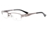 E1203 Stainless Steel Mens&Womens Semi-rimless Square Optical Glasses ProductViewEntity