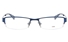 E1203 Stainless Steel Mens&Womens Semi-rimless Square Optical Glasses