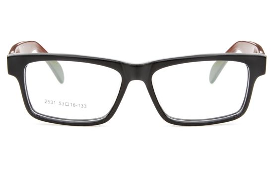 2531 Acetate(ZYL) Mens&Womens Full Rim Square Optical Glasses
