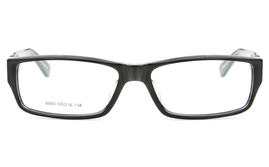 8060 Acetate(ZYL) Mens&Womens Full Rim Square Optical Glasses