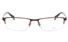 E1190 Stainless Steel/ZYL Mens Semi-rimless Square Optical Glasses