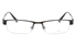E1193 Stainless Steel/ZYL Mens&Womens Semi-rimless Square Optical Glasses
