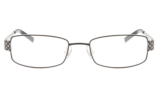 Stainless Steel Womens Full Rim Square Optical Glasses
