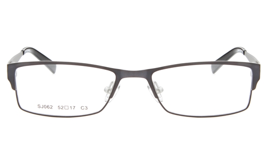 SJ062 Stainless Steel Mens&Womens Full Rim Square Optical Glasses