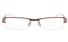 SJ036 Stainless Steel Mens&Womens Semi-rimless Square Optical Glasses
