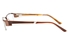 T2008 Stainless Steel/ZYL Mens&Womens Semi-rimless Square Optical Glasses ProductViewEntity