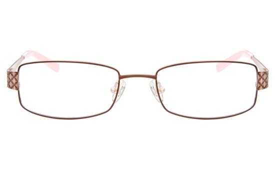 SJ037 Stainless Steel Womens Full Rim Square Optical Glasses