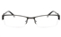 T2008 Stainless Steel/ZYL Mens&Womens Semi-rimless Square Optical Glasses T2008 Stainless Steel/ZYL Mens&Womens Semi-rimless Square Optical Glasses