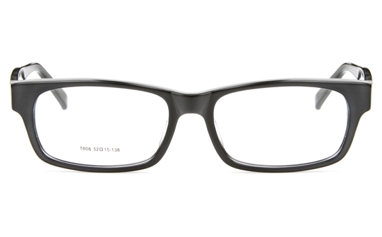 T608 Acetate(ZYL) Mens&Womens Full Rim Square Optical Glasses