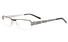 SJ036 Stainless Steel Mens&Womens Semi-rimless Square Optical Glasses ProductViewEntity