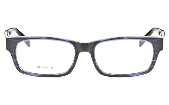 T608 Acetate(ZYL) Mens&Womens Full Rim Square Optical Glasses