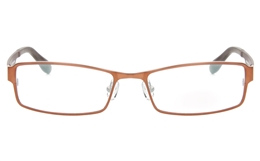 Z6612 Stainless Steel/TR90 Mens Full Rim Square Optical Glasses for Classic,Nose Pads Bifocals