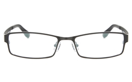 Z6612 Stainless Steel/TR90 Mens Full Rim Square Optical Glasses for Classic,Nose Pads Bifocals