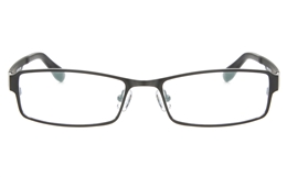 Z6612 Stainless Steel/TR90 Mens Full Rim Square Optical Glasses for Classic,Nose Pads Bifocals