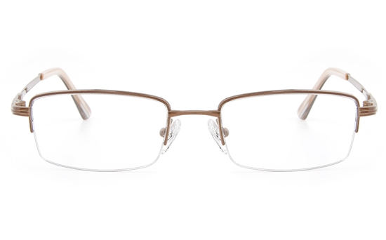 Vista First 2120 Titanium Memory Mens&Womens Semi-rimless Square Optical Glasses Vista First 2120 Titanium Memory Mens&Womens Semi-rimless Square Optical Glasses
