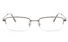 Vista First 2120 Titanium Memory Mens&Womens Semi-rimless Square Optical Glasses Vista First 2120 Titanium Memory Mens&Womens Semi-rimless Square Optical Glasses