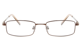 Vista First 2117 Titanium Memory Mens Full Rim Square Optical Glasses for Fashion,Classic,Nose Pads Bifocals