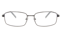 Vista First 2111 Titanium Memory Mens Full Rim Square Optical Glasses for Fashion,Classic,Nose Pads Bifocals