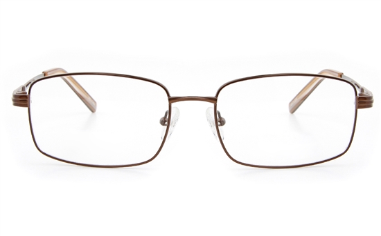 Vista First 2111 Titanium Memory Mens Full Rim Square Optical Glasses Vista First 2111 Titanium Memory Mens Full Rim Square Optical Glasses