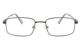 Vista First 2116 Titanium Memory Mens Full Rim Square Optical Glasses for Fashion,Classic,Nose Pads Bifocals