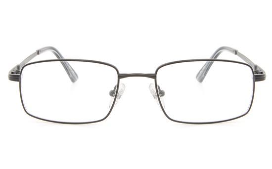 Vista First 2116 Titanium Memory Mens Full Rim Square Optical Glasses