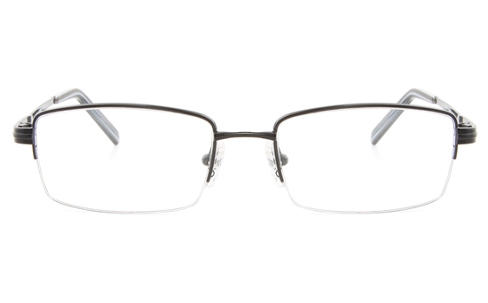 Semi rimless shop square glasses