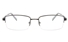 Vista First 2113 Titanium Memory Mens Semi-rimless Square Optical Glasses