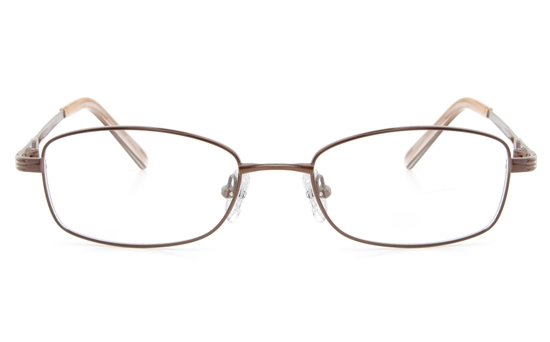 Vista First 2122 Titanium Memory Womens Full Rim Square Optical Glasses