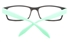 2813 Polycarbonate(PC) Mens&Womens Full Rim Square Optical Glasses ProductViewEntity