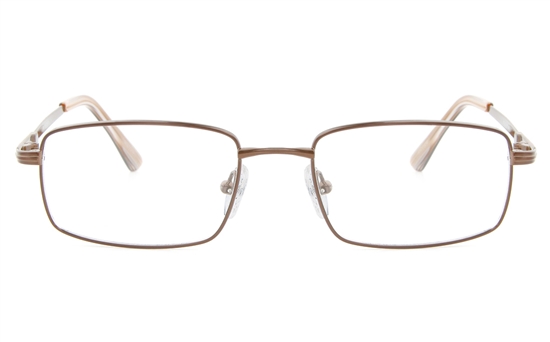 Vista First 2116 Titanium Memory Mens Full Rim Square Optical Glasses